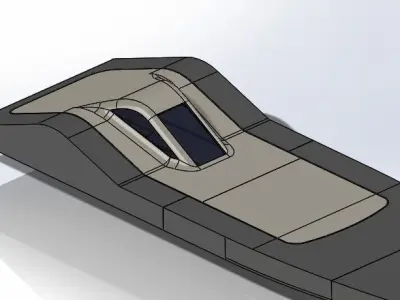 Mono Hull Boat 3D print model