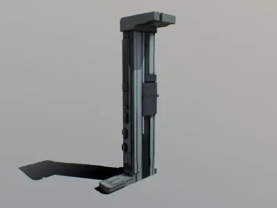 free sci-fi bulding Free 3D model