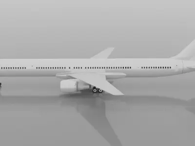 Boeing 757-300 3D model