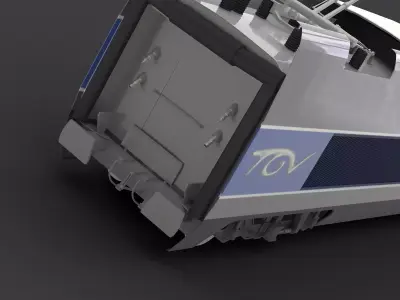 TGV Locomotive 3D model