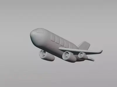 Airplane plane Low-poly 3D model purchase