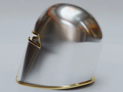 HELMET MEDIEVAL 3D MODEL Low-poly 3D model