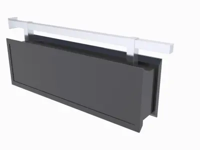 Train Platform Elements 3D model