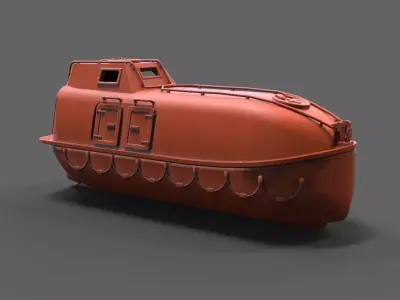 Type C lifeboat 3D print model