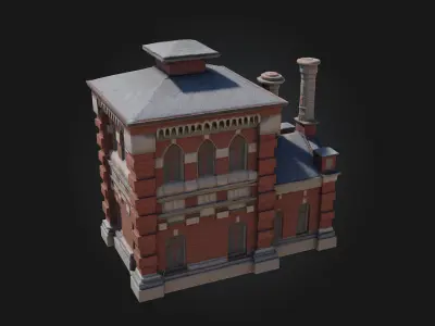 Brickhouse Tower  Sturdy Heights of Historic Architecture 3D model
