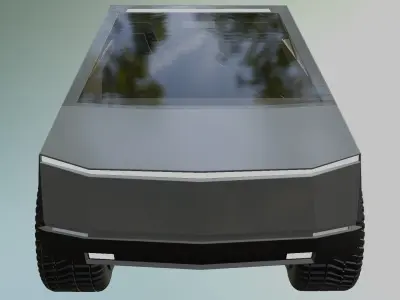 Tesla Cybertruck 3D model by anixd