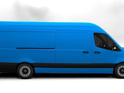 MERCEDES SPRINTER XL 2019 Low-poly 3D model