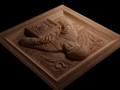 Pandoras Box CNC 3d Print High Relief Sand Casting 3D print model