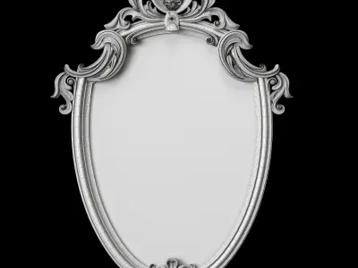 Rustic Wall Mirror  3D model