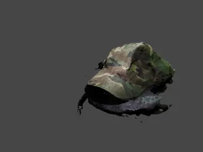 military cap 3D model