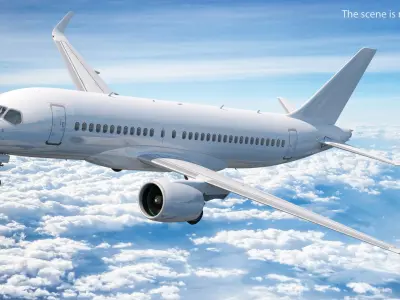  Airbus A220 100 Detailed Interior Generic 