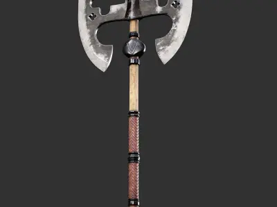 Axe Base Mesh 3D model