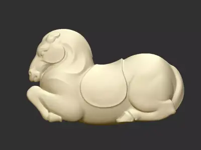 cute horse 3D print model