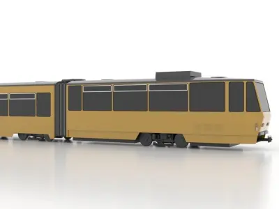 Tatra KTNF8 Low Low-poly 3D model