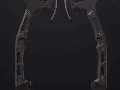Multi-Mission Axe Low-poly 3D model