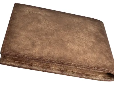 Leather Wallet 3D model