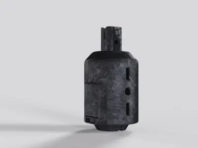 Muzzle brake Scrol 3D model