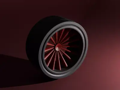 SPORTS TIRE LOW POLY - READY TO PLAY Free low-poly 3D model