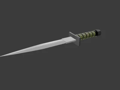  Hunting knife 3D model