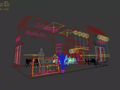 Exhibition - Area - 6X10-3DMAX2009-04 3D model