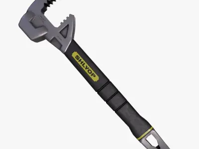 fubar ratchet wrench Low-poly 3D model