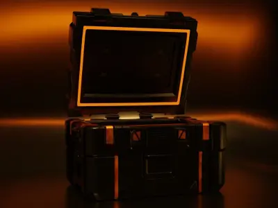 Game case Free 3D model
