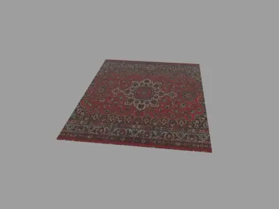Persian carpet Free low-poly 3D model