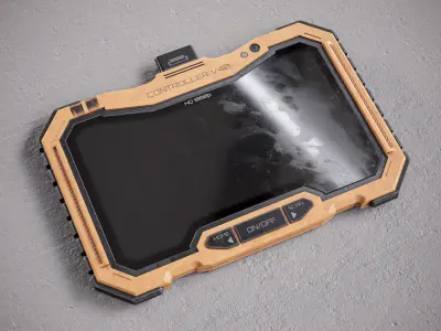 Sci-fi Military Controller V40 PBR Low-poly 3D model