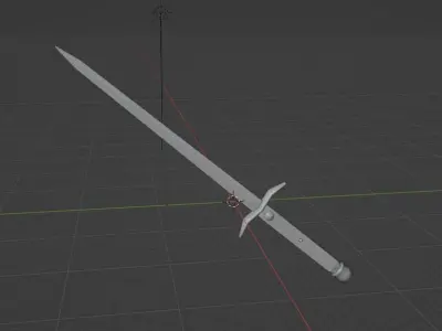Sword Free low-poly 3D model 20