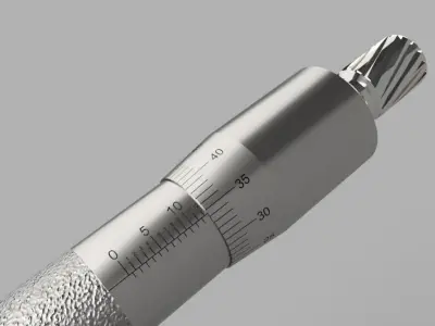 Digital Micrometer 3D model