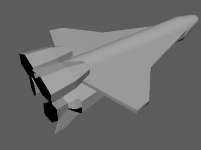 spacecraft 3D model