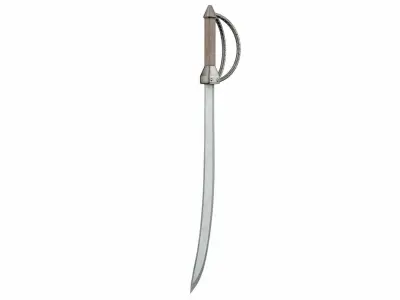 Saber 2 Low-poly 3D model