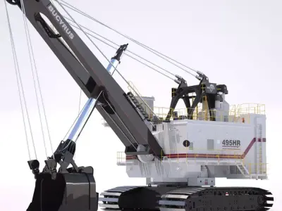 Bucyrus 495HR 3D model