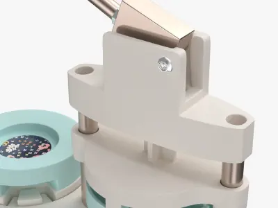 WR Tool Button Maker Kit 3D model