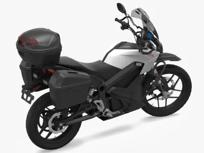 Zero DSRP Electric Police Motorcycle 3D model