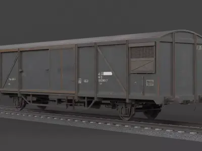 Boxcar 3D model