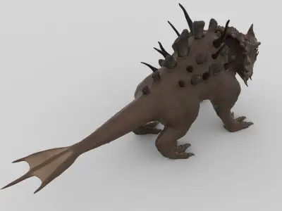 Sand dragon 3D model