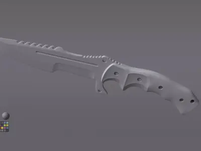 Tactical Army Knife Free 3D model