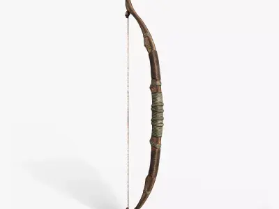 Bow 05 V2 Low-poly 3D model