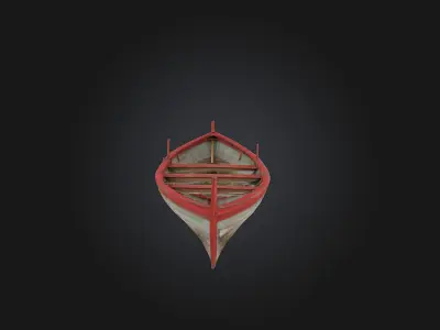 Rowboat Serenity Peaceful Drifts and Gentle Dreams 3D model