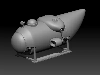 Cyclops Submarine  3D print model
