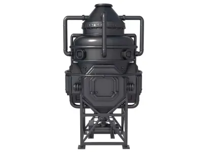 sci fi tank - cylindrical silo -  Gas tank 3D print model