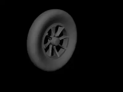 wheel propeller 3D model
