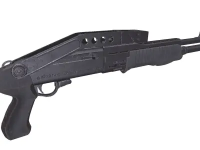 Franchi SPAS-12 Free low-poly 3D model