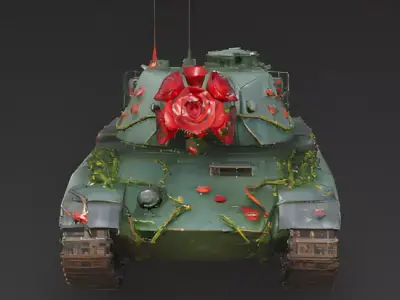 Valentine Vanguard Tactical Truck 3D Model Low-poly 3D model