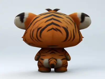 Kawaii Club Cute Tiger 3D model