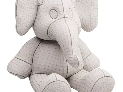Elephant Toy 3D model purchase