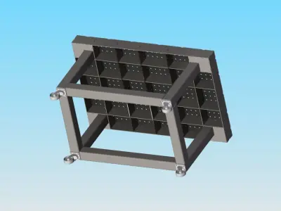 DIY - High Precision Welding Table - Yes you can build it 3D model
