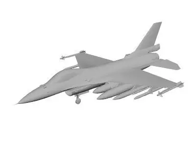 jet military airplane 3D model purchase