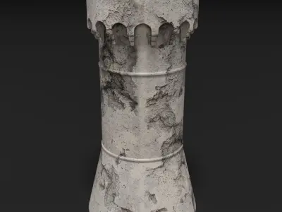 Medieval Tower 3D model get